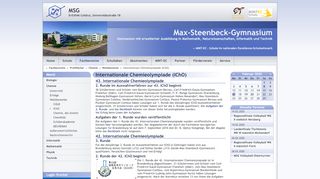 
                            11. Internationale Chemieolympiade (IChO) - Max-Steenbeck-Gymnasium ...