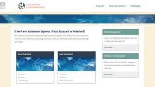 
                            2. Internationale diplomawaardering: startpagina