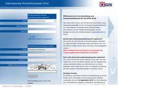 
                            3. Internationale PhysikOlympiade 2018 - ScienceOlympiaden