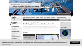 
                            7. Internationale Raumstation ISS - DLR Portal