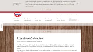 
                            11. Internationale Stellenbörse - Jobs & Bewerbungen | Dr. Oetker