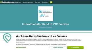 
                            8. Internationaler Bund IB VAP Franken: Spende für unsere ...