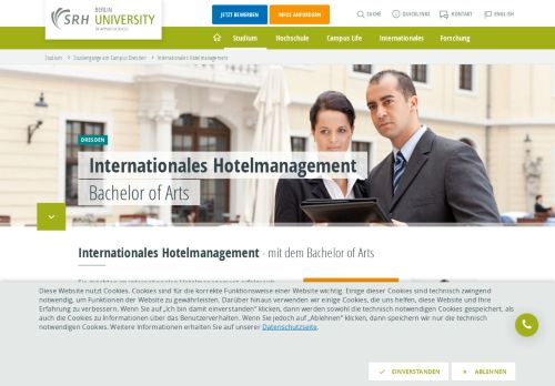 
                            5. Internationales Hotelmanagement - SRH Hochschule Berlin