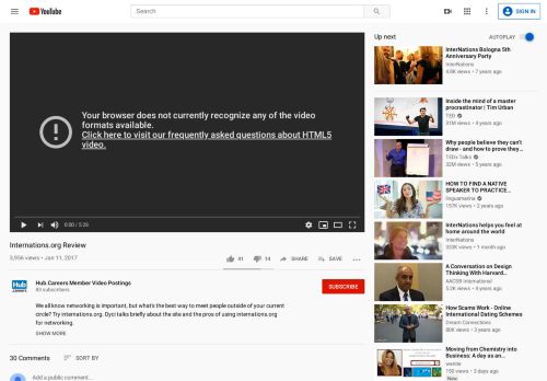 
                            6. Internations.org Review - YouTube