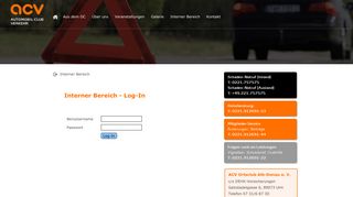 
                            5. Interner Bereich - ACV Automobil-Club Verkehr - ACV Ortsclub Alb ...