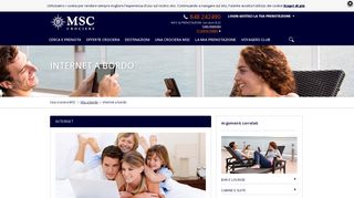 
                            1. Internet a bordo | MSC Crociere