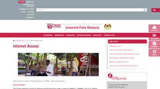 
                            1. Internet Access | Universiti Putra Malaysia