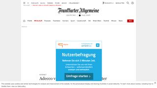 
                            7. Internet: Adecco verkauft Jobpilot an Monster - Wirtschaft - FAZ