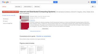 
                            6. Internet and Distributed Computing Systems: 6th International ...