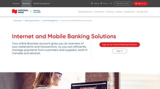 
                            10. Internet and Mobile Banking Solutions | National Bank