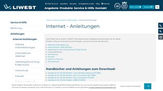 
                            1. Internet-Anleitungen - LIWEST