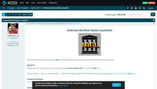 
                            12. Internet Archive Game Launcher - Kodi Community Forum
