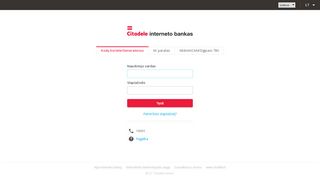 
                            5. Internet bank - Citadele interneto bankas