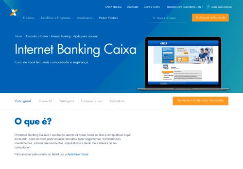 
                            4. Internet Banking - Atendimento | Caixa