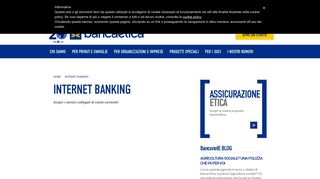 
                            8. Internet banking | Banca Popolare Etica