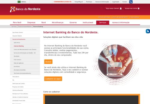 
                            1. Internet Banking - Banco do Nordeste