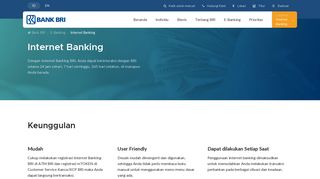
                            4. Internet Banking - Bank BRI