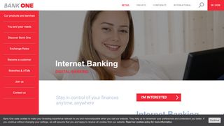 
                            3. Internet Banking - Bank One