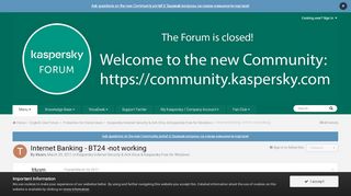 
                            8. Internet Banking - BT24 -not working - Kaspersky Internet Security ...