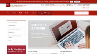 
                            8. Internet Banking - Caixa Agrícola da Chamusca