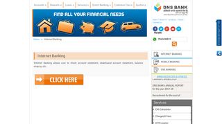 
                            7. Internet Banking - DNS Bank