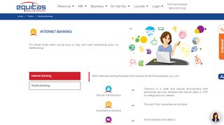 
                            1. Internet Banking - Equitas Small Finance Bank