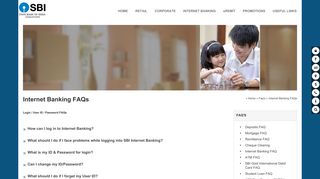 
                            2. INTERNET BANKING FAQS - sbising