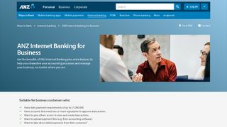 
                            3. Internet Banking for Business | ANZ