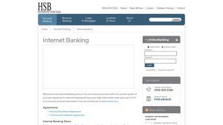 
                            5. Internet Banking | Huntington State Bank