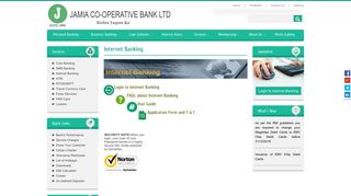 
                            13. Internet Banking - JAMIA CO-OPERATIVE BANK LTD