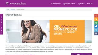 
                            12. Internet Banking | Karnataka Bank