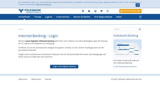 
                            1. Internet Banking - Login | Volksbank Niederösterreich AG