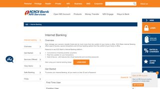 
                            4. Internet Banking | Net Banking for NRIs - ICICI Bank NRI Services