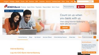 
                            2. Internet Banking |Net Banking | Online Banking ... - ICICI Bank