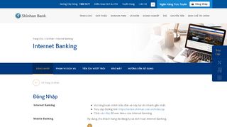 
                            2. Internet Banking | Ngân Hàng Shinhan - Shinhan Bank