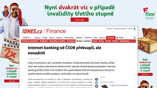 
                            7. Internet banking od ČSOB překvapil, ale nenadchl - iDNES.cz