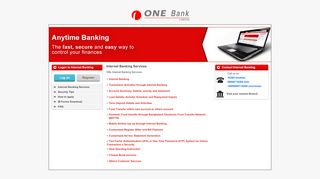 
                            11. Internet Banking - ONE Bank Ltd.