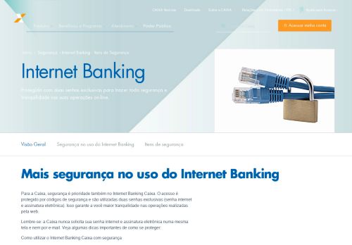 
                            4. Internet Banking - Segurança | Caixa