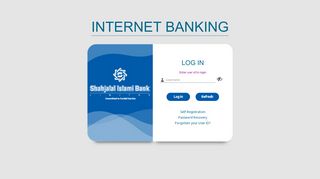 
                            2. Internet Banking - Shahjalal Islami Bank Limited