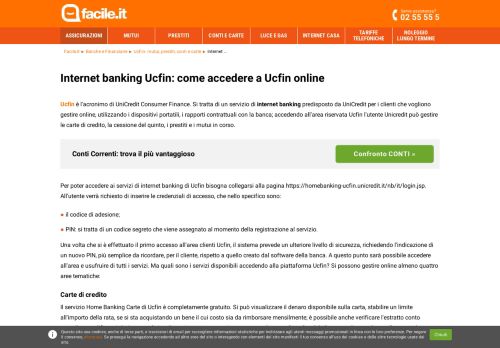 
                            7. Internet banking Ucfin | Facile.it