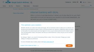 
                            9. Internet banking with iDEAL - KLM.com