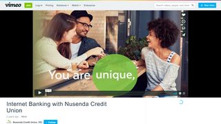 
                            9. Internet Banking with Nusenda Credit Union on Vimeo