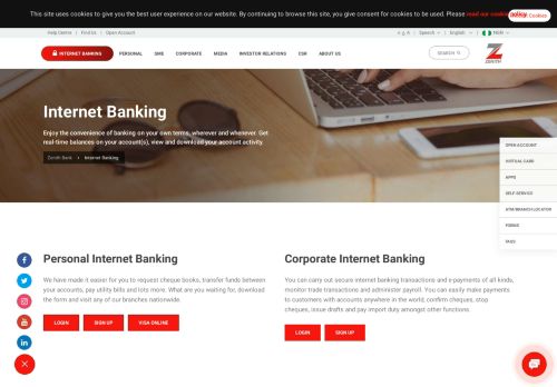 
                            1. Internet Banking - Zenith Bank Plc