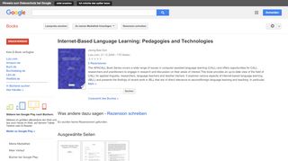 
                            11. Internet-Based Language Learning: Pedagogies and Technologies