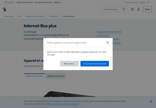 
                            2. Internet-Box plus – Aide | Swisscom