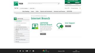 
                            6. Internet Branch | Türk Ekonomi Bankası - Teb