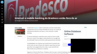 
                            12. Internet e mobile banking do Bradesco estão fora do ar - Produtos