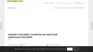 
                            13. Internet Explorer: Favoriten mit Benutzer-Anmeldung speichern ...