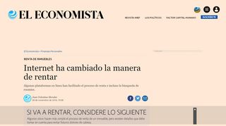 
                            12. Internet ha cambiado la manera de rentar | El Economista