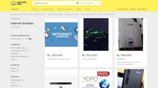 
                            2. Internet Ilimitado - Computación en Mercado Libre Venezuela